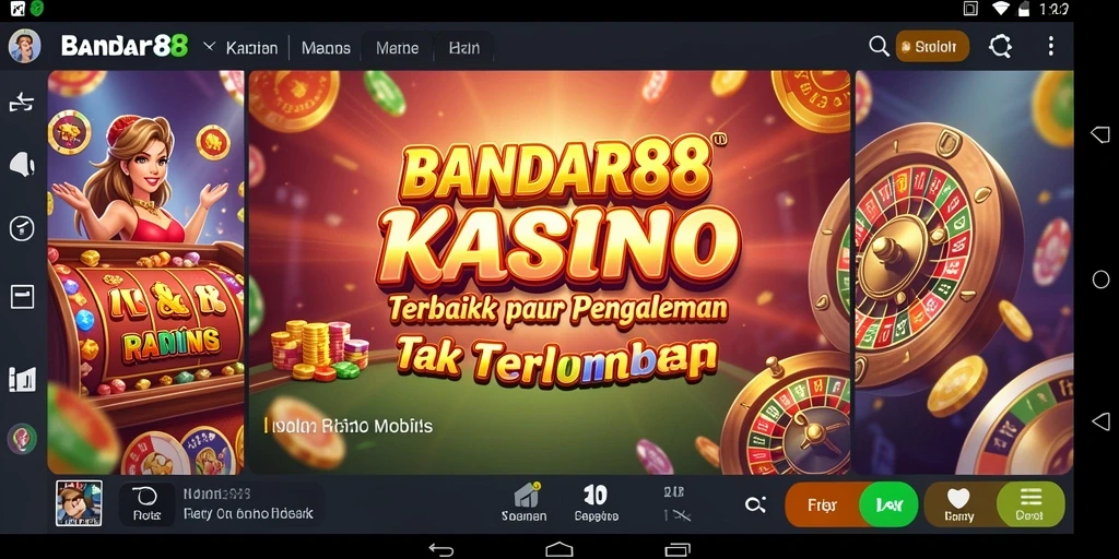 Tampilan menarik dari gameplay Kasino BANDAR88 yang mengasyikkan.