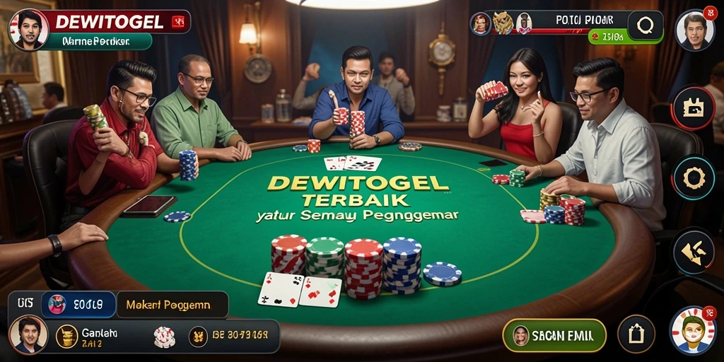 Tampilkan gameplay menarik DEWITOGEL dalam pertandingan Poker.