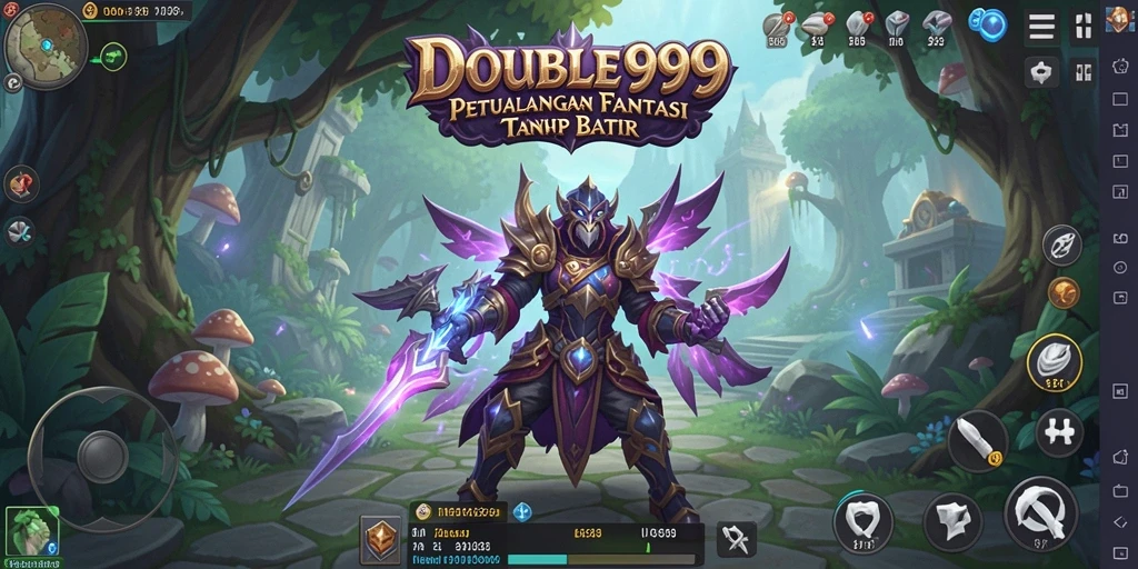 Gameplay aksi mendebarkan di DOUBLE999 dengan karakter dan dunia yang kaya.