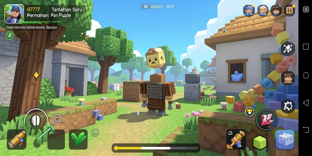 Screenshot gameplay GT777 yang menampilkan tantangan Puzzle yang menarik.