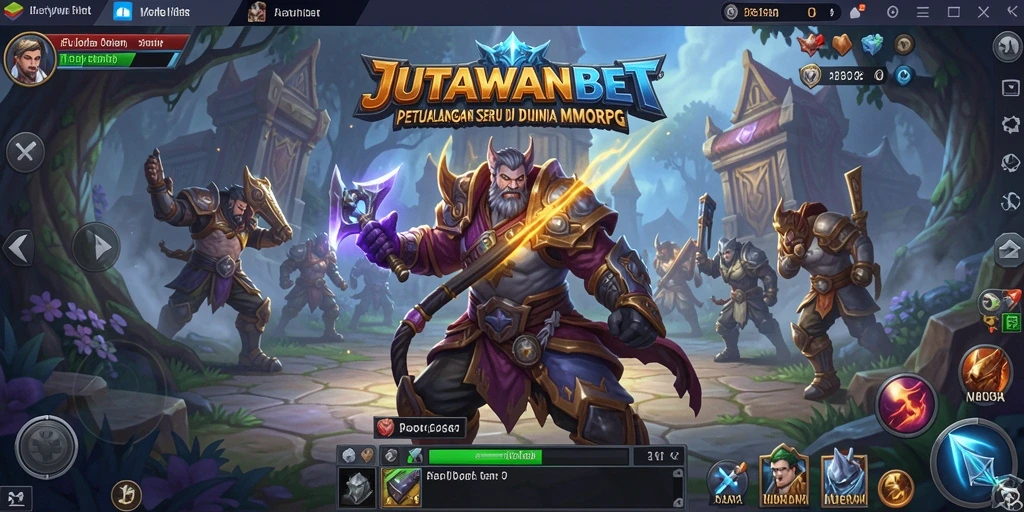 Gameplay seru JUTAWANBET dengan pertarungan dan petualangan epik.