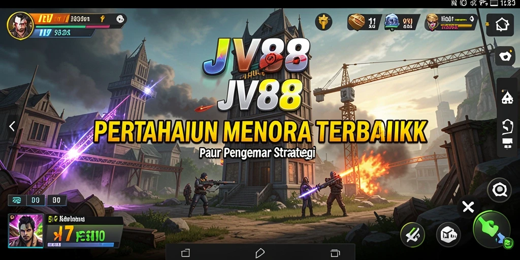 Tangkapan layar menunjukkan aksi seru dalam permainan Tower Defense.