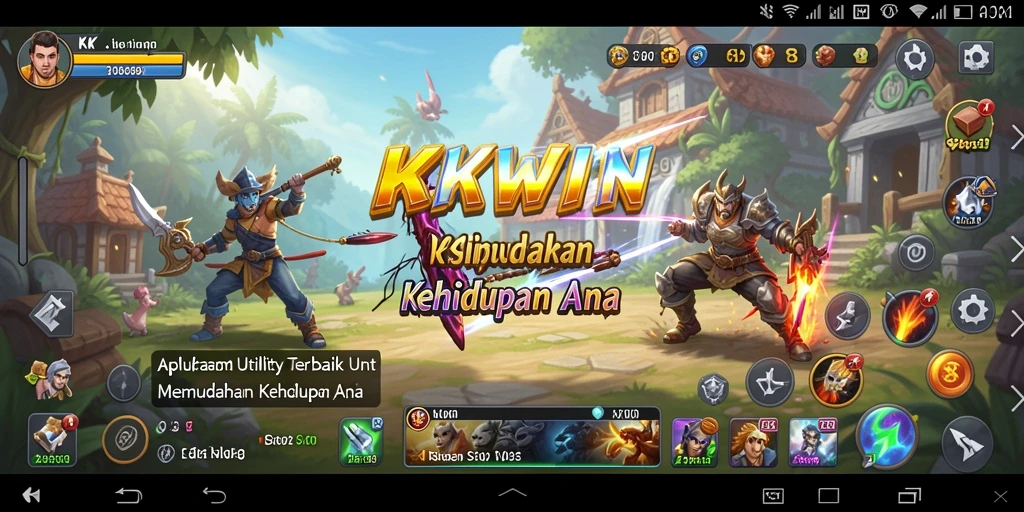 Tampilan antarmuka aplikasi KKWIN dengan fitur Utility lengkap.