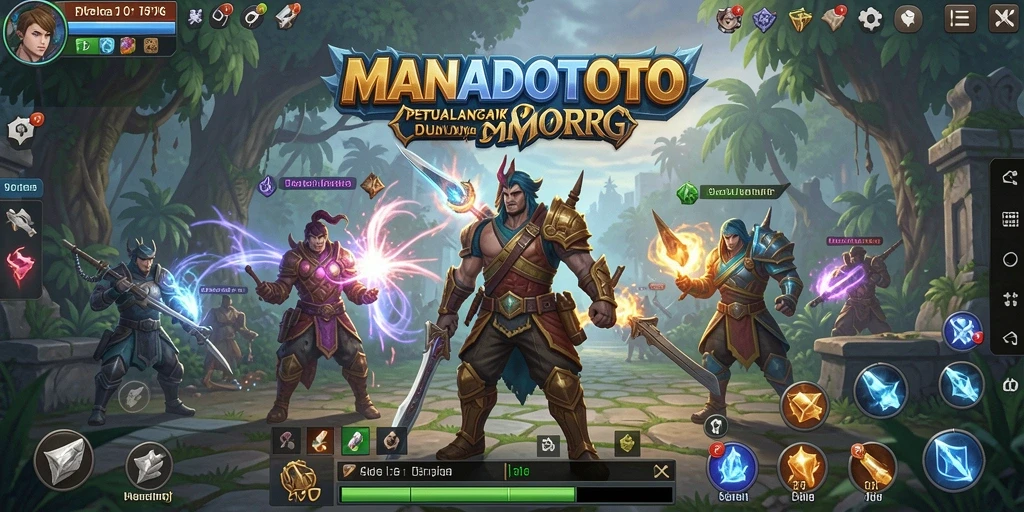 Tampilan gameplay epik di dunia <strong>MANADOTOTO</strong> yang memukau.