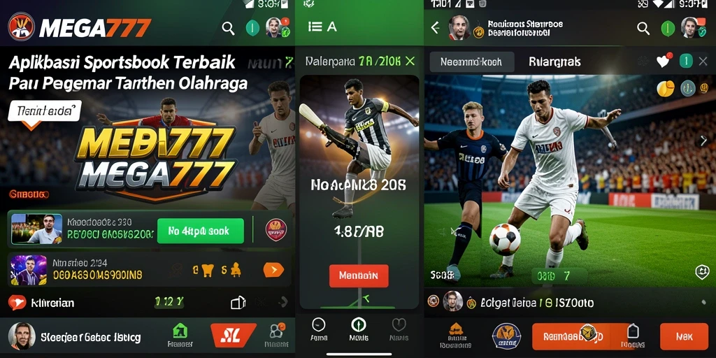 Tangkapan layar MEGA777 menunjukkan tampilan gameplay menarik dari taruhan olahraga.