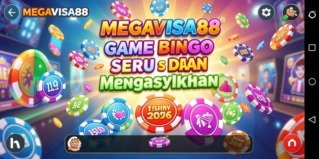 Tampilan gameplay seru di MEGAVISA88 yang penuh keseruan Bingo.