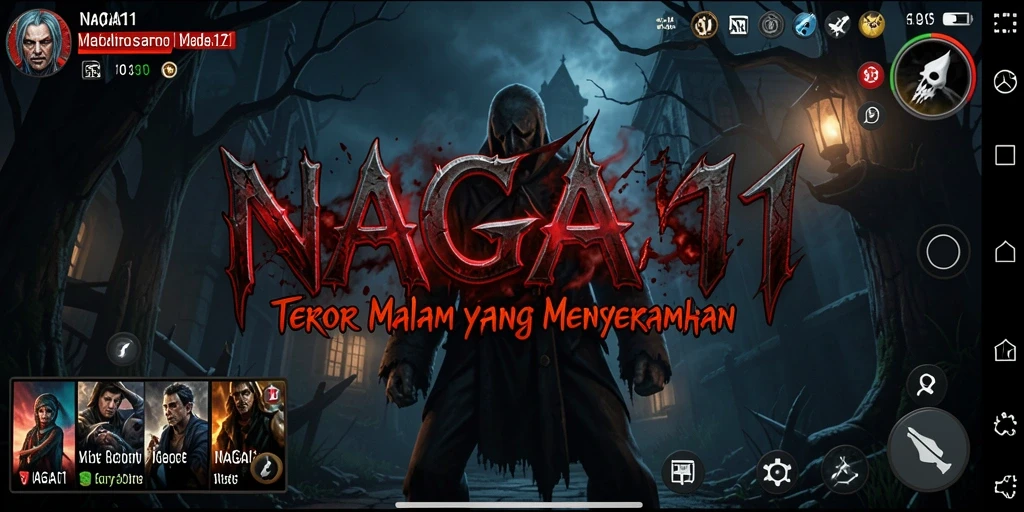 Gameplay menegangkan di NAGA11 dengan suasana horror yang mencekam.