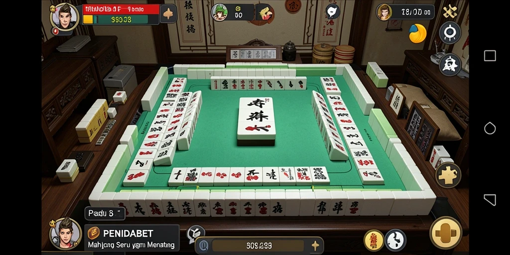 Tangkapan layar gameplay PENIDABET menampilkan keseruan permainan Mahjong.