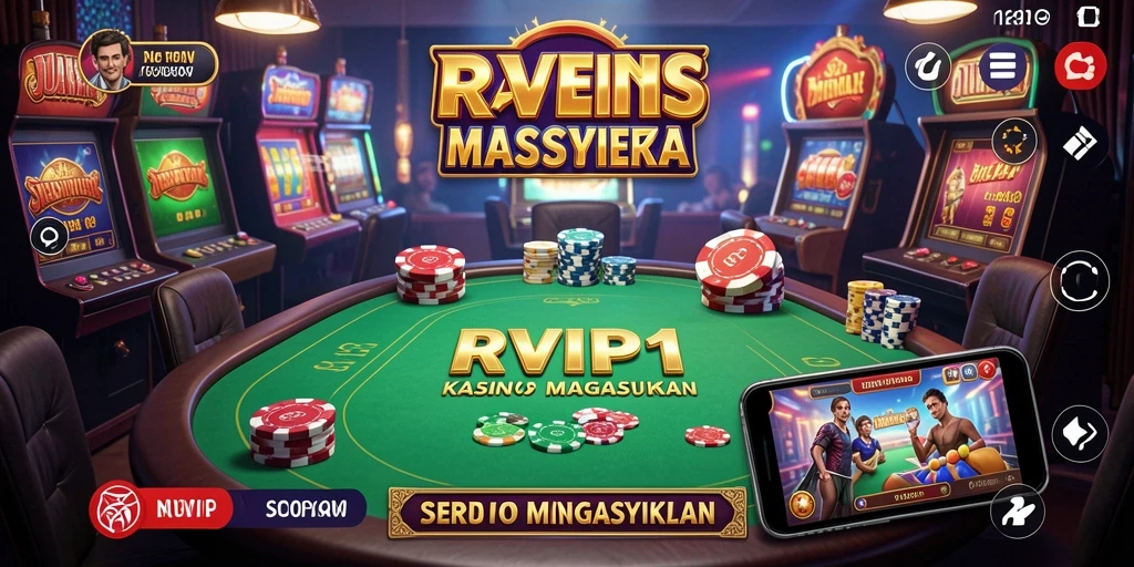Tampilan screenshot RVIP1 menampilkan gameplay Kasino yang menarik.