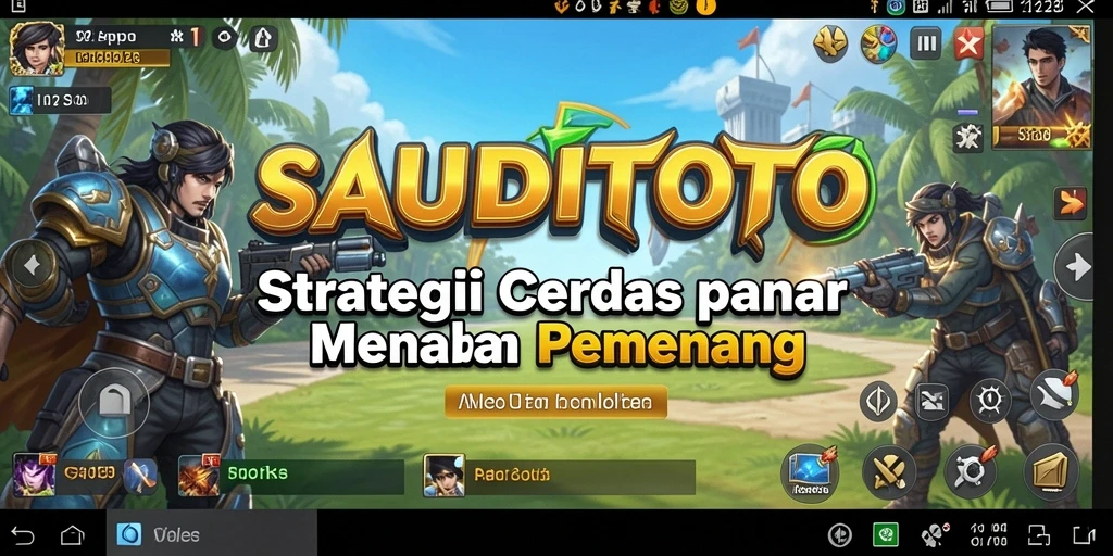 Tampilan gameplay SAUDITOTO yang menampilkan strategi dan taktik mendalam.