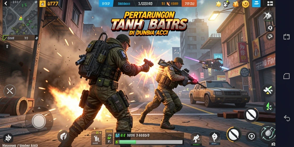 Tampilan menarik dalam gameplay UT77 yang menegangkan.