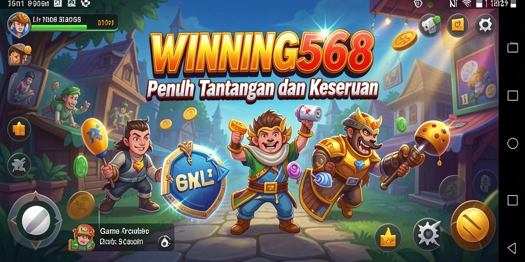Tangkapan layar gameplay WINNING568 menampilkan aksi Arcade seru.